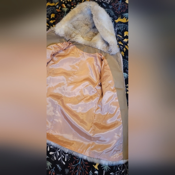 Vintage Sears Fashion White Faux Fur Women's Jacket❤️BEAUTIFUL!!!! Sz Sm/Med(16) - Picture 15 of 16